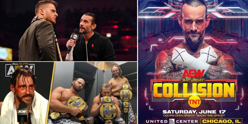 cm punk aew collision return