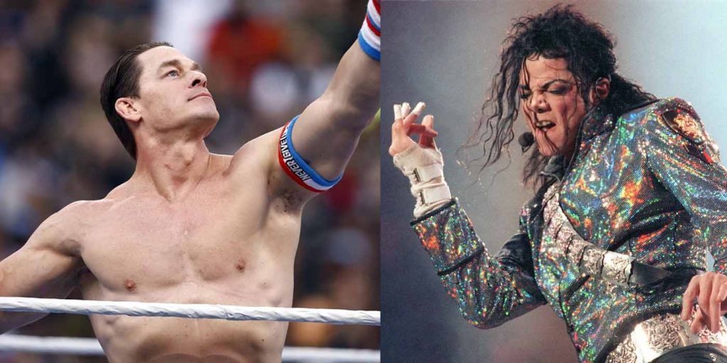 john cena, michael jackson, michael jackson impersonator