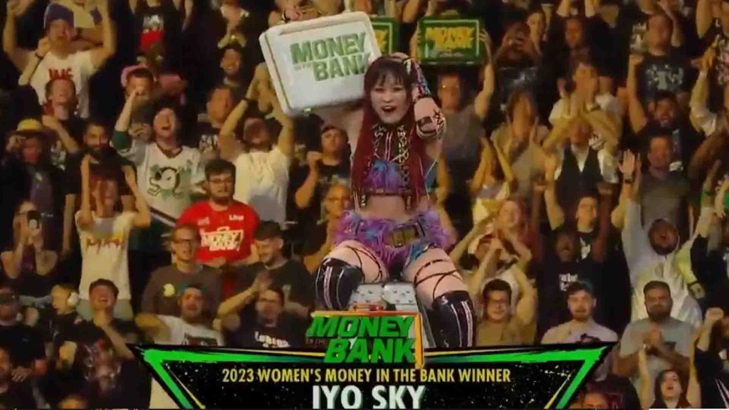 WWE Money In The Bank Live Results IYO Sky Wins Women's MITB Ladder Match