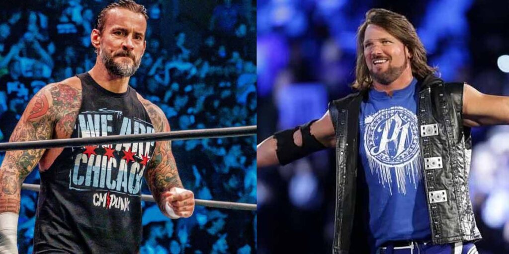 cm punk wwe return vs aj styles