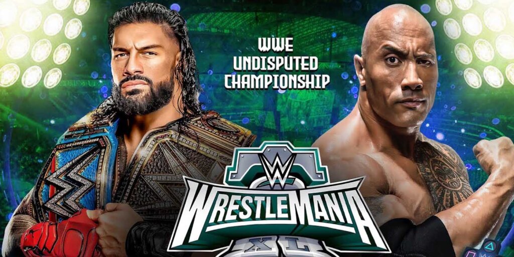 the rock vs roman reigns wrestlemania 40