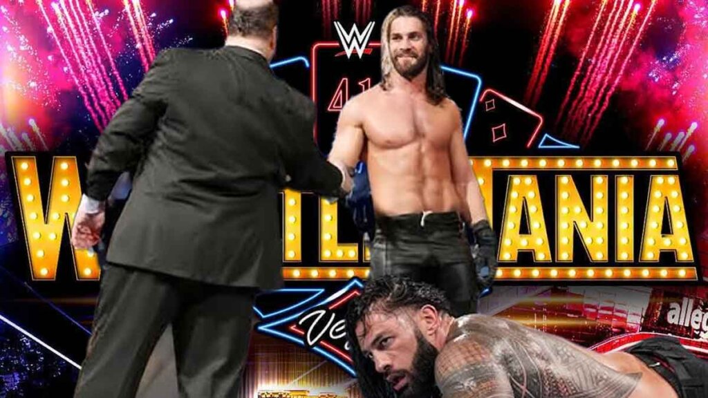 WrestleMania 41 Predictions Seth Rollins Paul Heyman -wrestlefanent